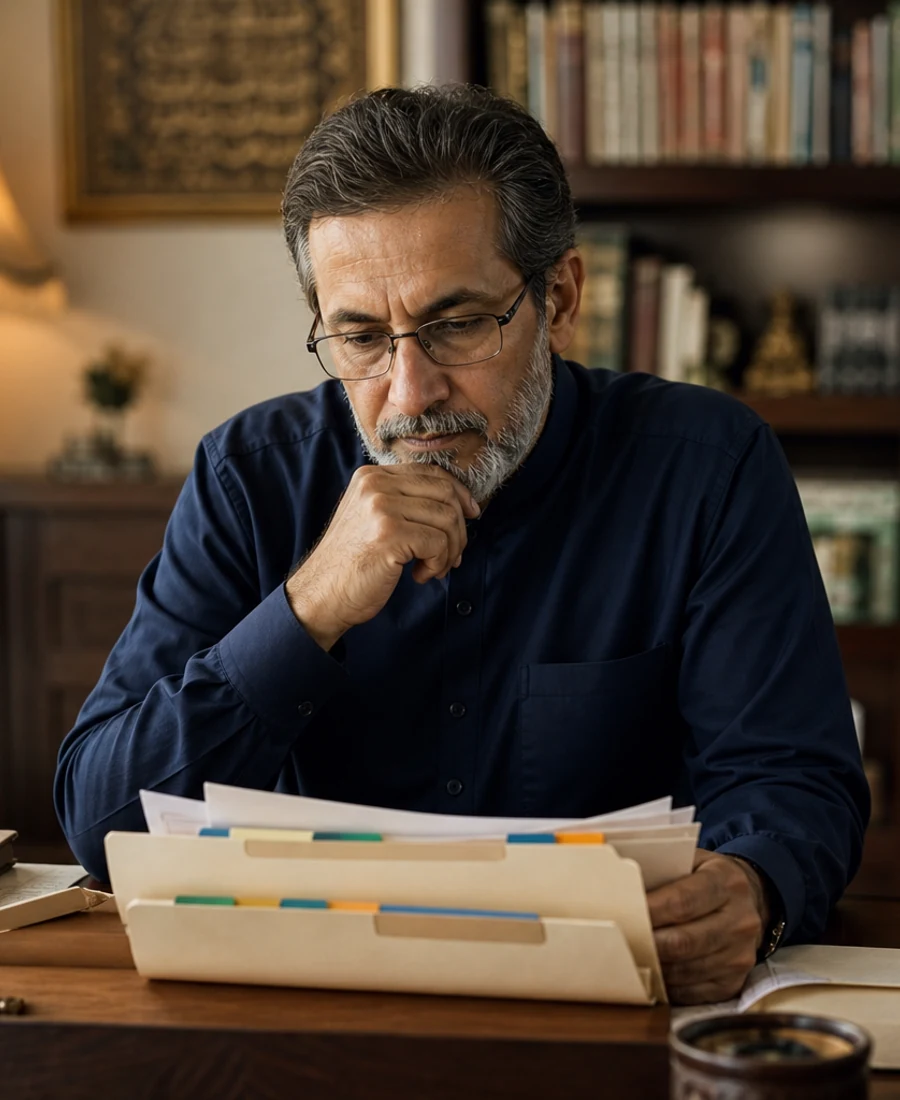 Editorial photograph of Companions biography study with character-focused learning folders.